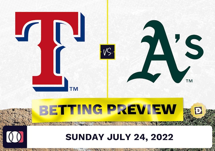 Rangers vs. Athletics Prediction and Odds - Jul 24, 2022