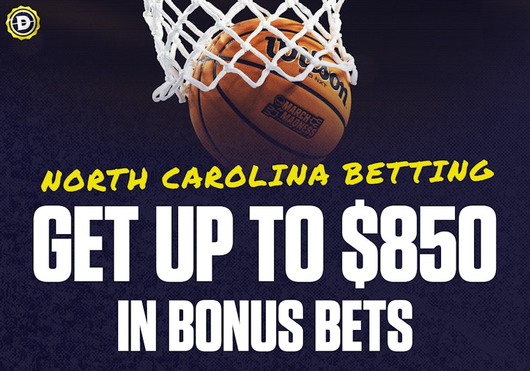 North Carolina Sports Betting Promos - Claim $850 in Bonus Bets for March Madness