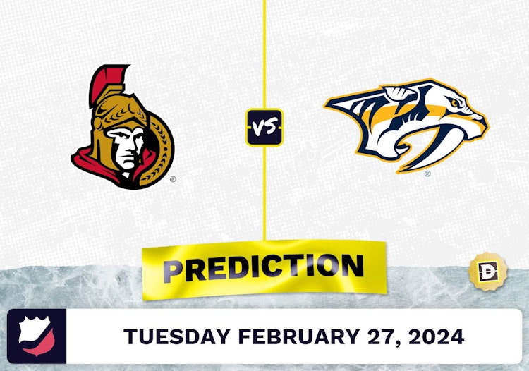 Ottawa Senators vs. Nashville Predators Prediction, Odds, NHL Picks [2/27/2024]