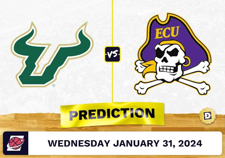 South Florida vs. East Carolina Prediction, Odds, College Basketball Picks [1/31/2024]