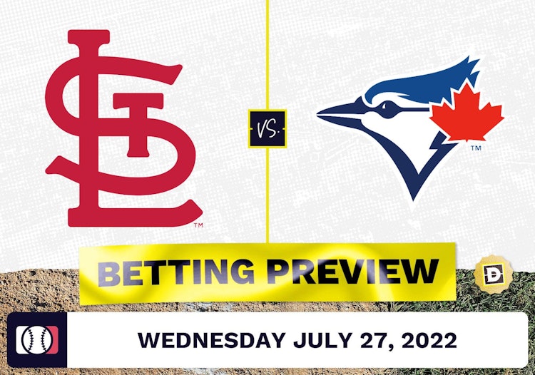 Cardinals vs. Blue Jays Prediction and Odds - Jul 27, 2022