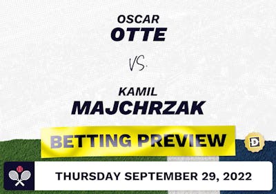 Oscar Otte vs. Kamil Majchrzak Predictions - Sep 29, 2022
