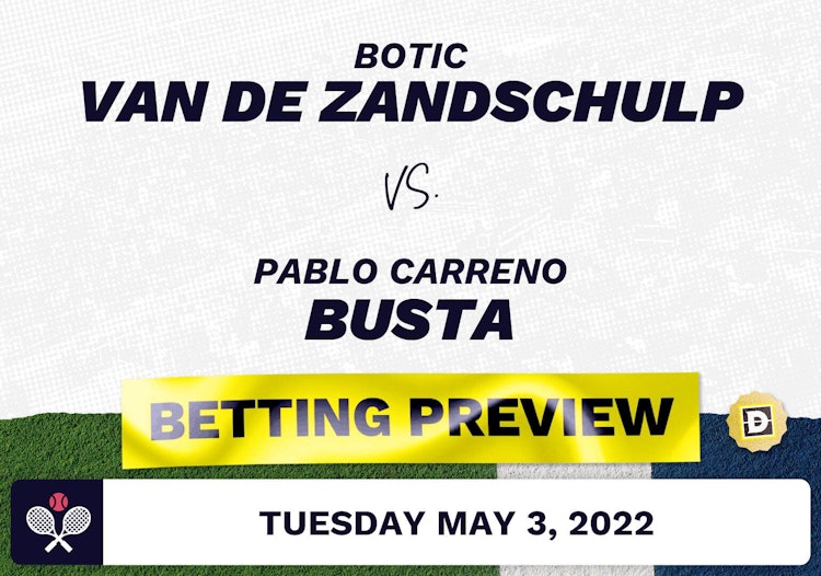Botic Van de Zandschulp vs. Pablo Carreno Busta Predictions - May 3, 2022