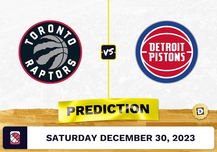 Toronto Raptors vs. Detroit Pistons Prediction, Odds, NBA Picks  [12/30/2023]