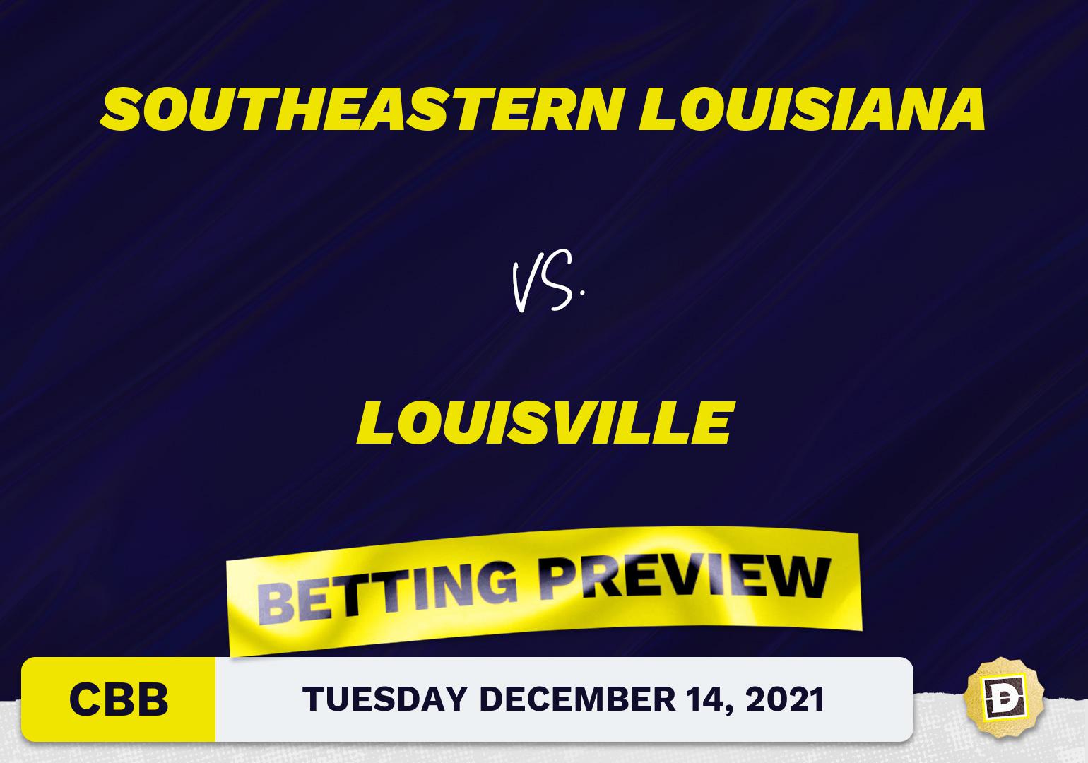 Southeastern Louisiana vs. Louisville CBB Predictions and Odds - Dec 14, 2021