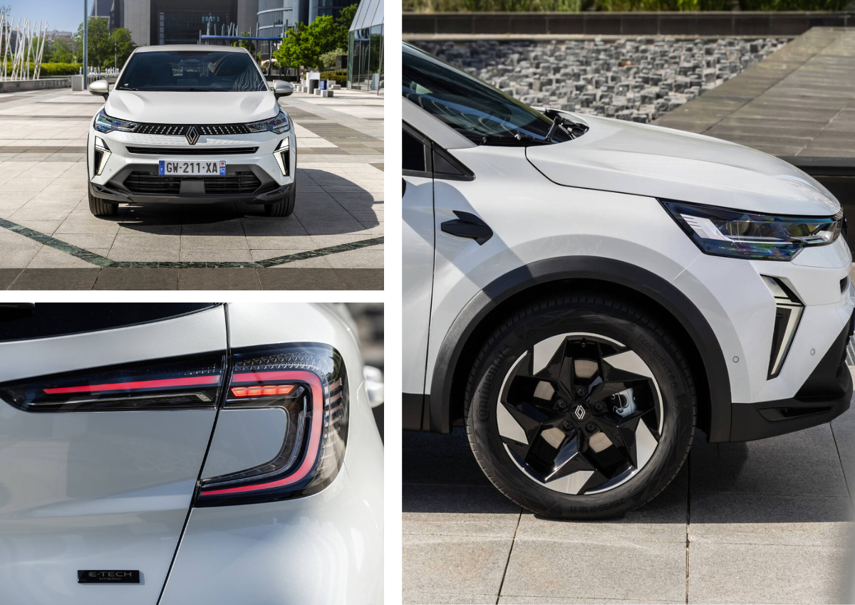 Das Exterieur des Renault Captur