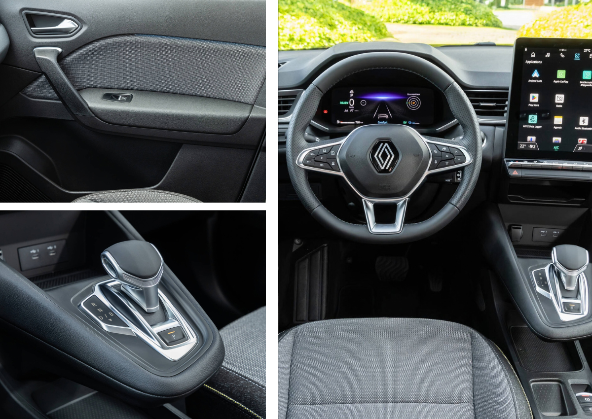 Das Interieur des Renault Captur