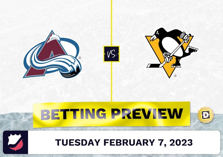 Avalanche vs. Penguins Prediction and Odds - Feb 7, 2023