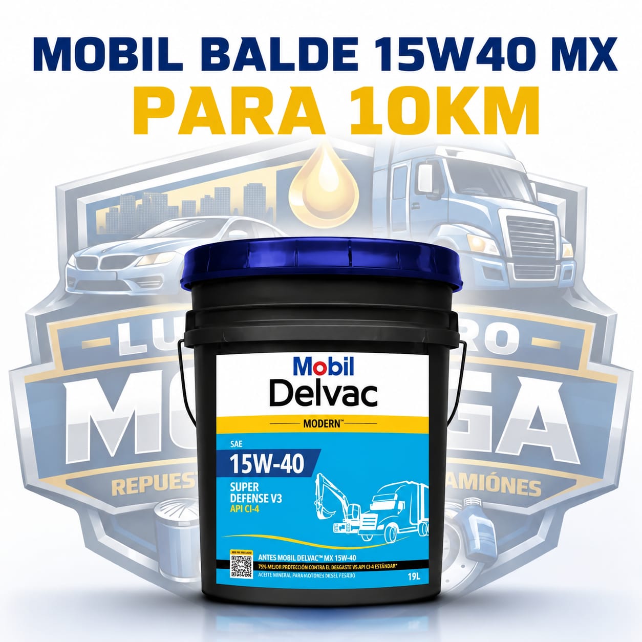 MOBIL DELVAC MODERN BALDE 15W40