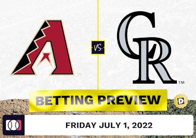 Diamondbacks vs. Rockies Prediction and Odds - Jul 1, 2022