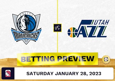 Mavericks vs. Jazz Prediction and Odds - Jan 28, 2023