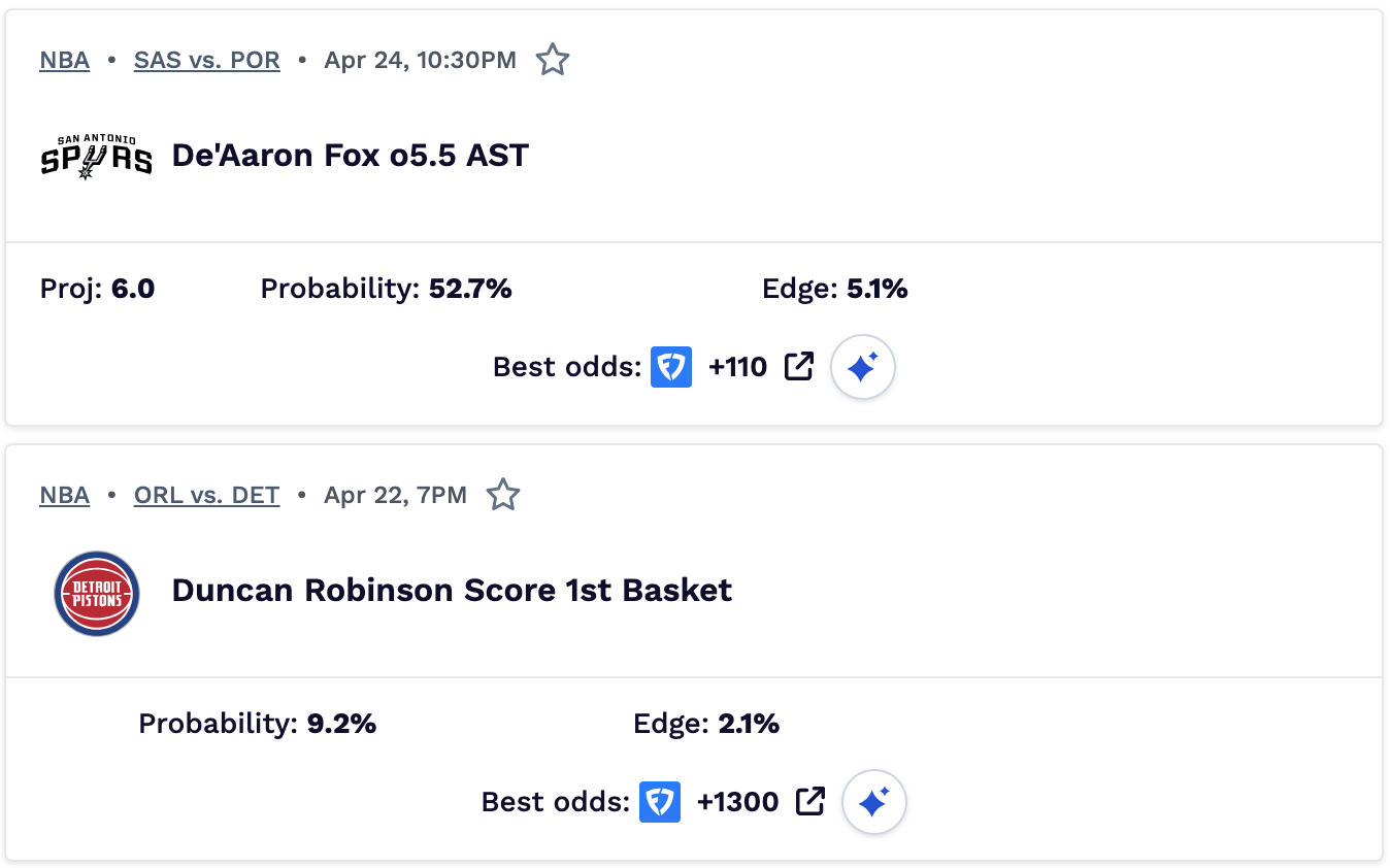 FanDuel Bet Protect + NBA player props
