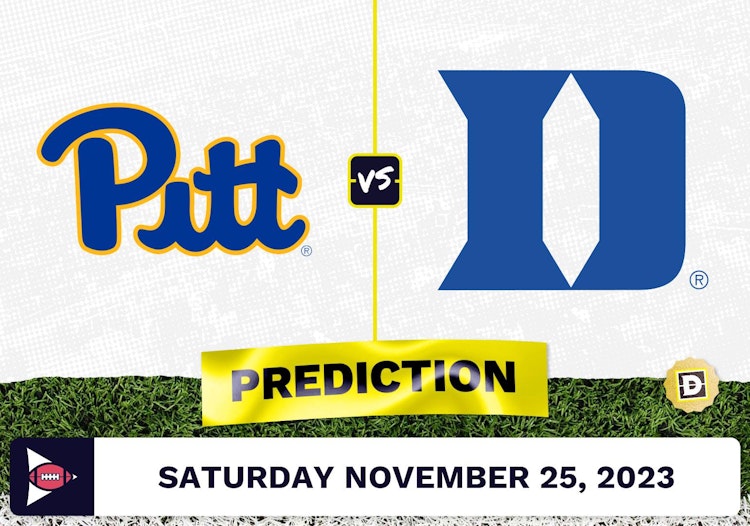 Pittsburgh vs. Duke CFB Prediction and Odds - November 25, 2023