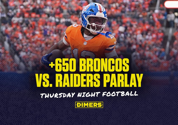NFL parlay picks for Thursday Night Football betting between Broncos and Raiders.
