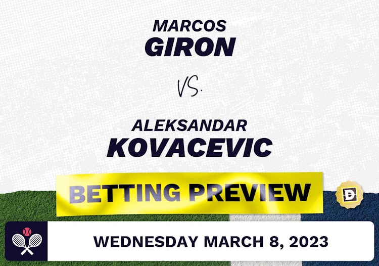 Marcos Giron vs. Aleksandar Kovacevic Predictions - Mar 8, 2023