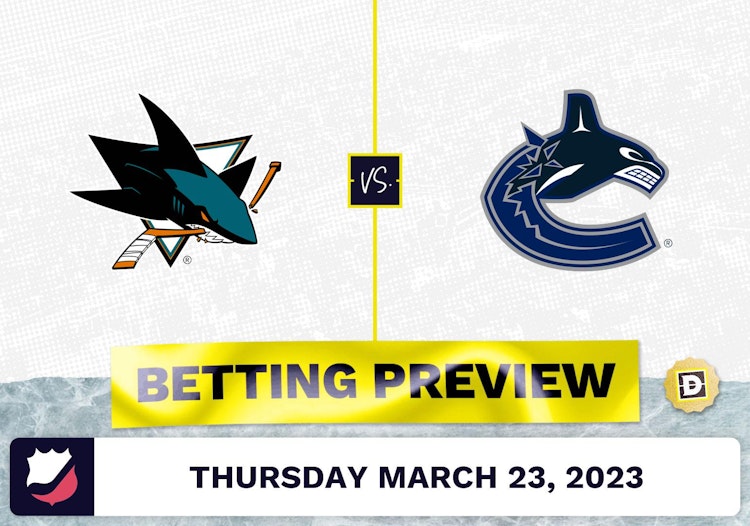 Sharks vs. Canucks Prediction and Odds - Mar 23, 2023
