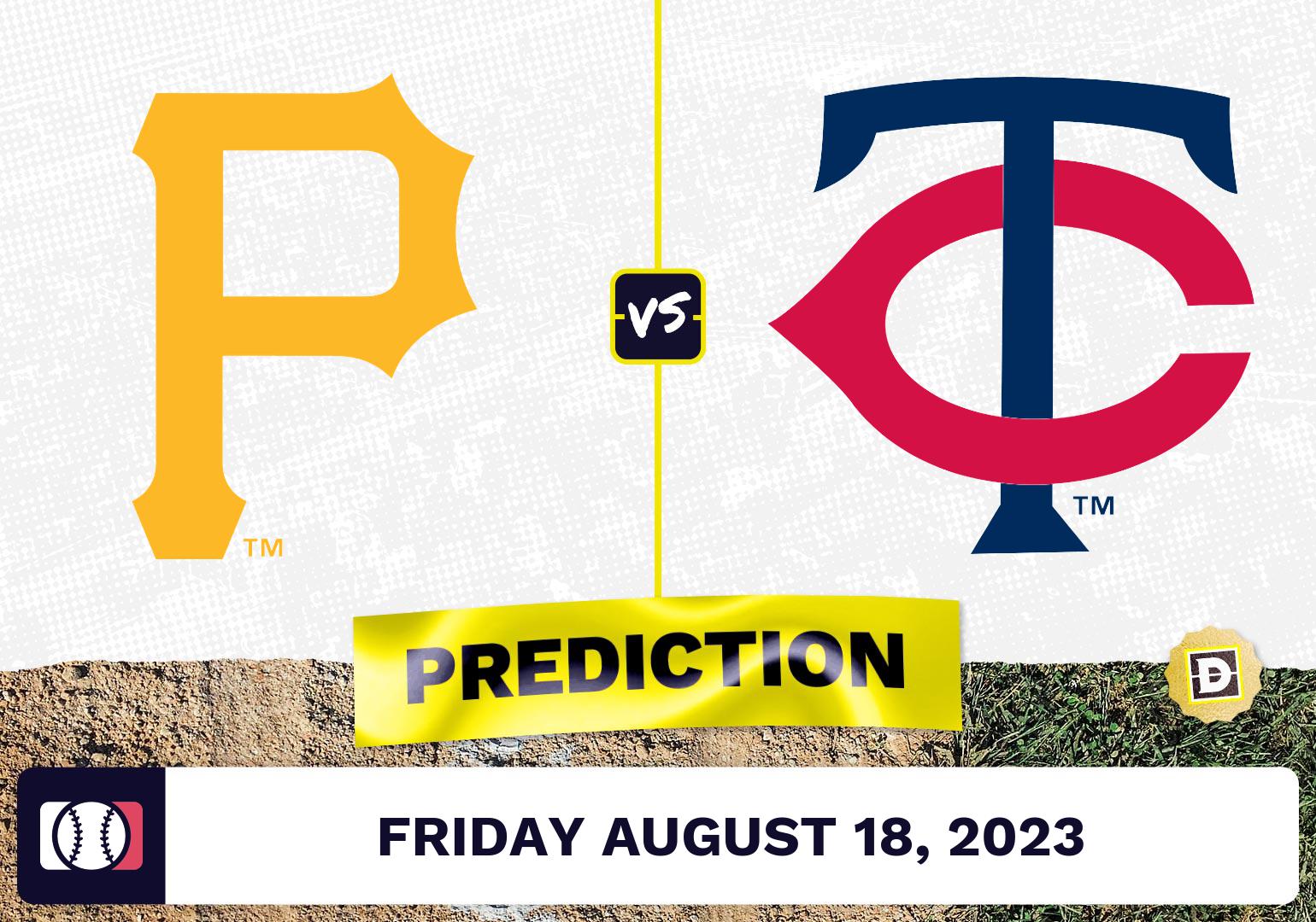 Pirates vs. Twins Prediction for MLB Friday [8/18/2023]