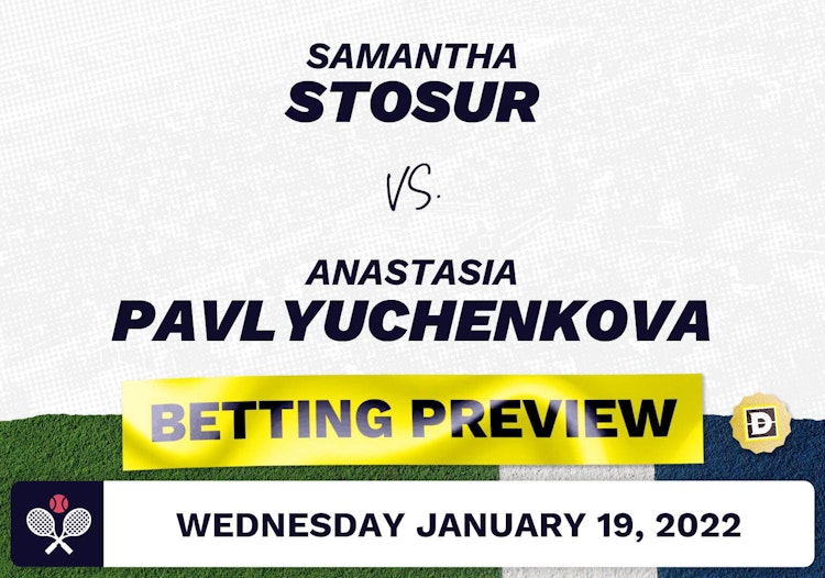 Samantha Stosur vs. Anastasia Pavlyuchenkova Predictions - Jan 19, 2022