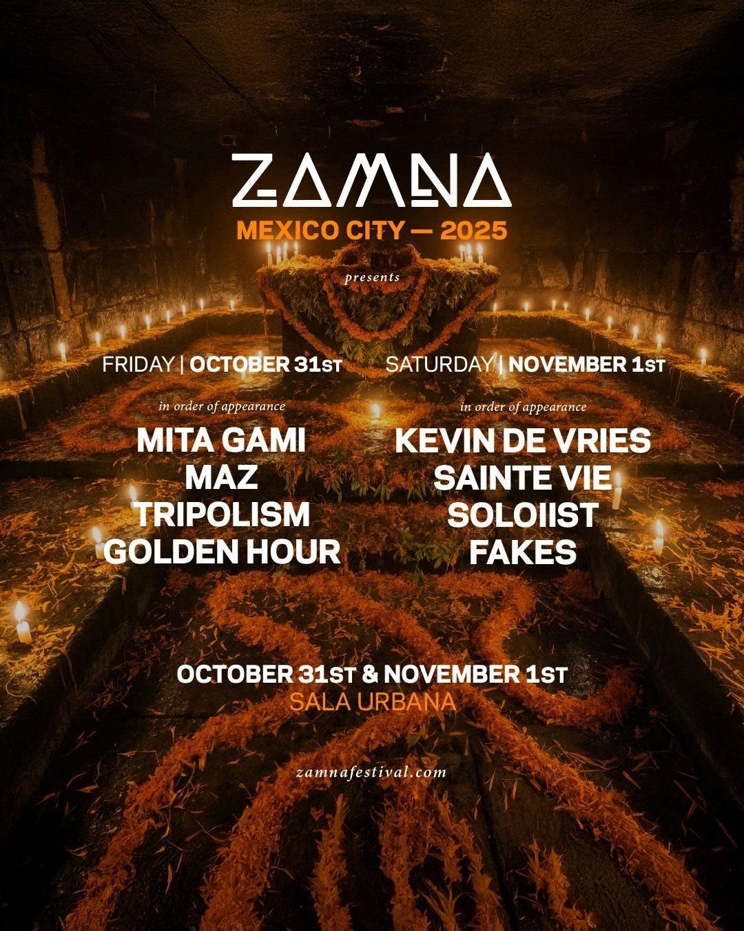 Upcoming Event: Mita Gami | Halloween & Dia de Los Muertos @ Zamna Festival Mexico City