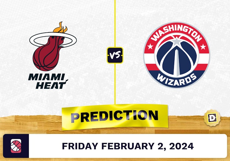 Miami Heat vs. Washington Wizards Prediction, Odds, NBA Picks [2/2/2024]