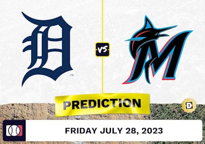 Tigers vs. Marlins Prediction for MLB Friday [7/28/2023]
