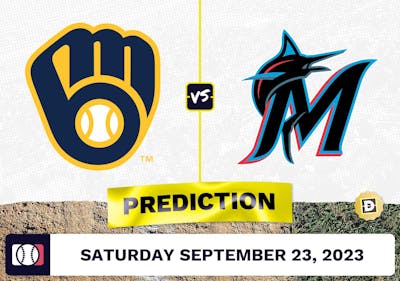 Brewers vs. Marlins Prediction for MLB Saturday [9/23/2023]