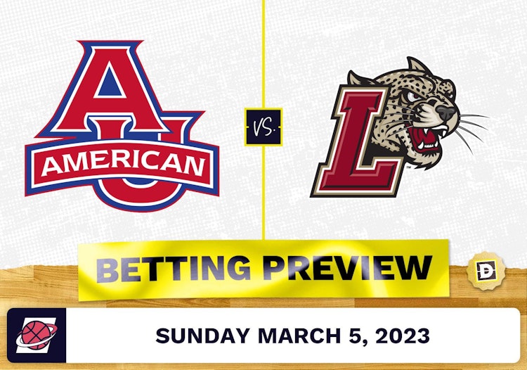 American University vs. Lafayette CBB Prediction and Odds - Mar 5, 2023