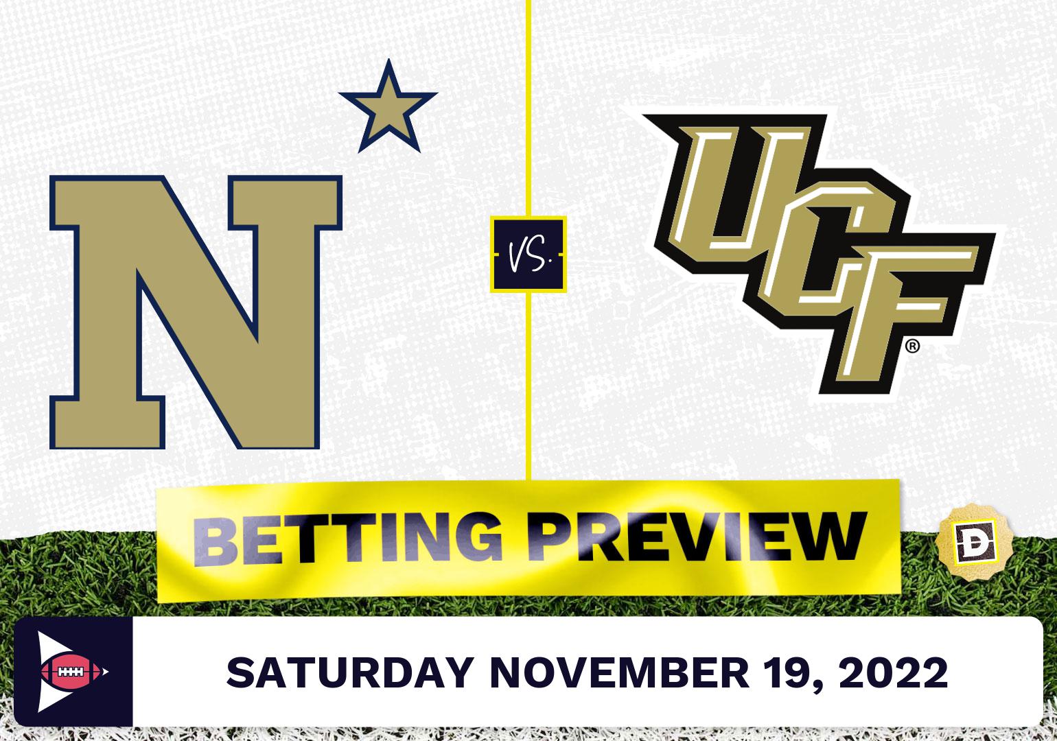 Navy vs. UCF CFB Prediction and Odds - Nov 19, 2022