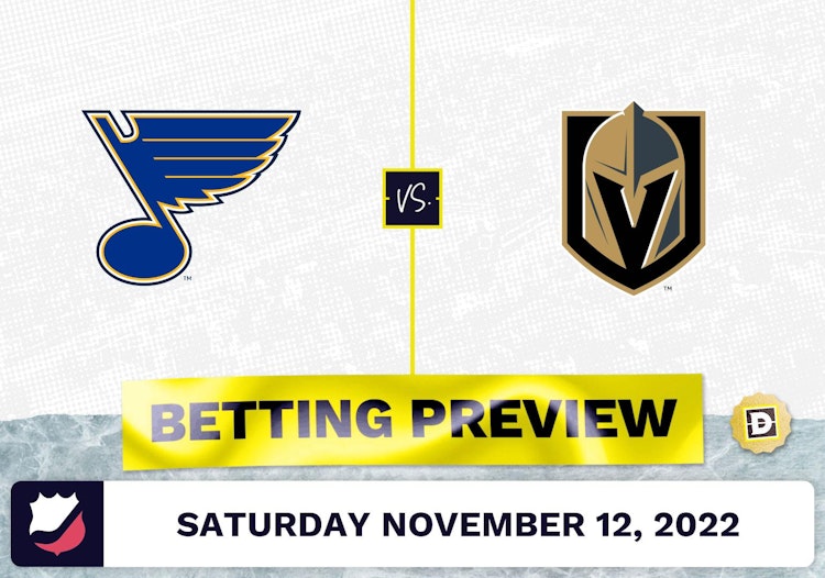 Blues vs. Golden Knights Prediction and Odds - Nov 12, 2022