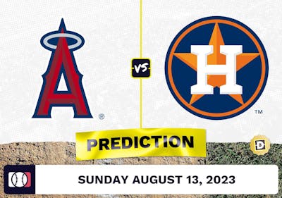 Angels vs. Astros Prediction for MLB Sunday [8/13/2023]