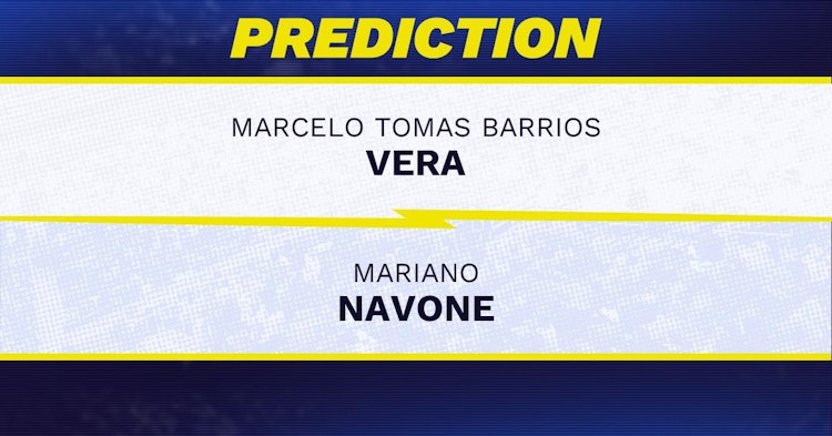 Marcelo Barrios Vera vs Mariano Navone Tennis Prediction.