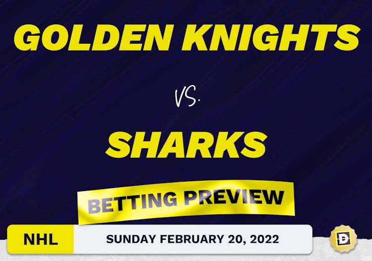 Golden Knights vs. Sharks Predictions and Odds - Feb 20, 2022