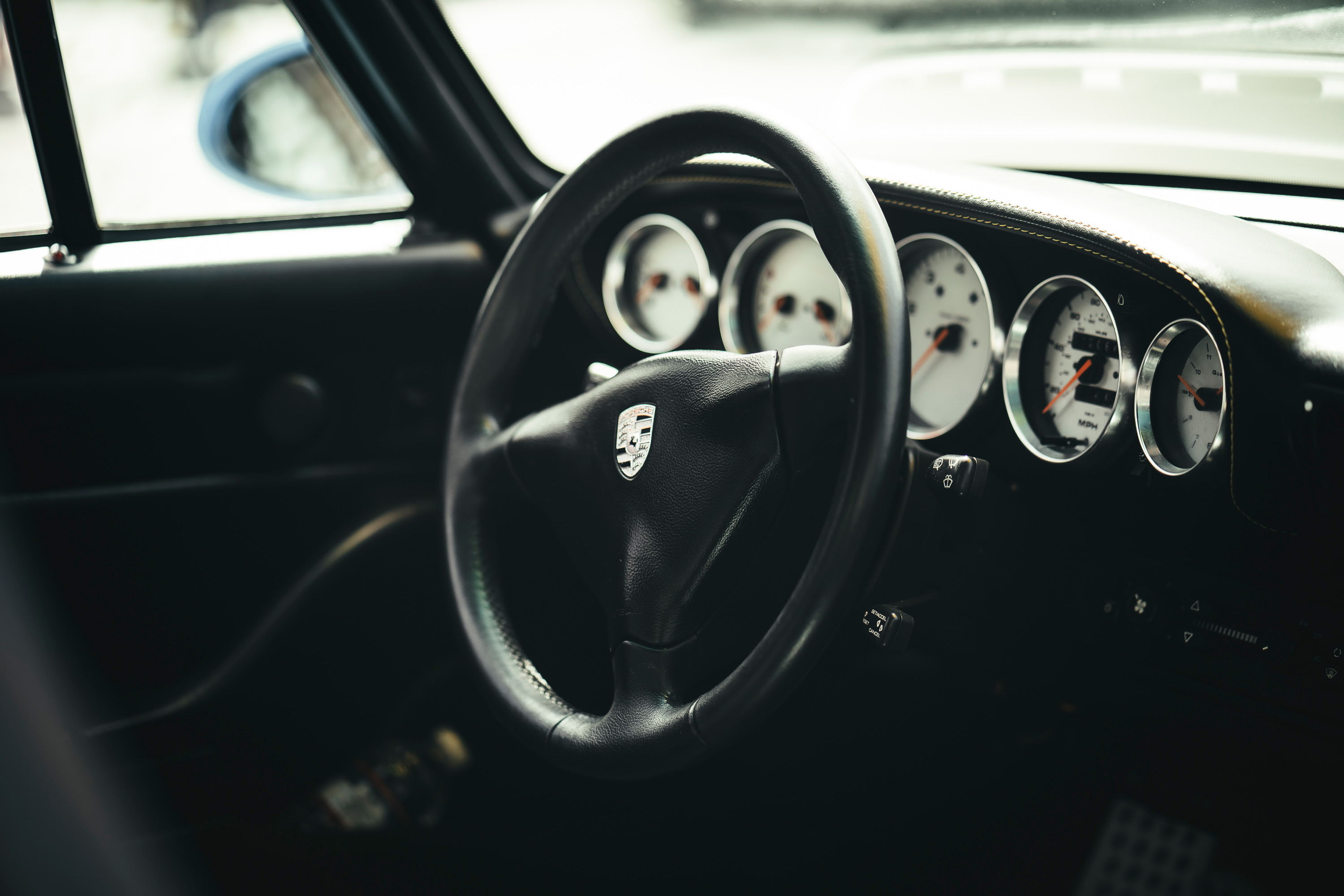 A Magnus Walker 993 interior.