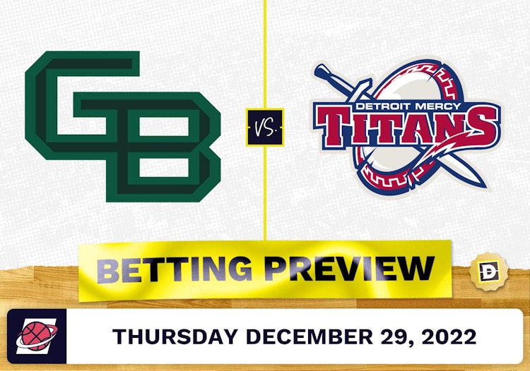 Green Bay vs. Detroit Mercy CBB Prediction and Odds - Dec 29, 2022