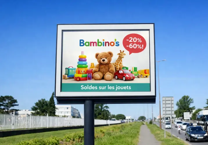 Affiche publicitaire 320x240 cm haute définition