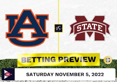 Auburn vs. Mississippi State CFB Prediction and Odds - Nov 5, 2022