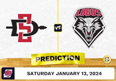 San Diego State vs. New Mexico Prediction, Odds, College Basketball Picks [1/13/2024]