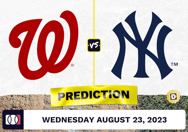 Nationals vs. Yankees Prediction for MLB Wednesday [8/23/2023]