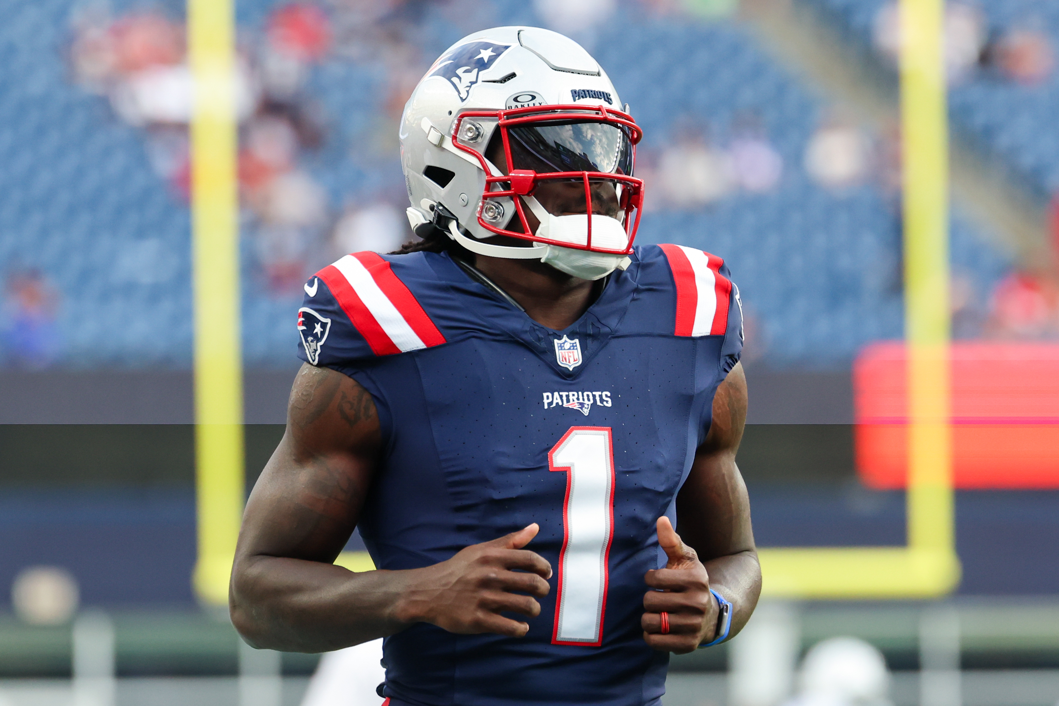 A.J. Brown projected stats in Patriots debut vs. Seahawks
