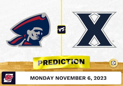 Robert Morris vs. Xavier Basketball Prediction - November 6, 2023