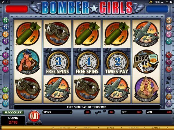 bomber girls slot review