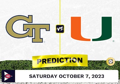 Georgia Tech vs. Miami Florida CFB Prediction and Odds - October 7, 2023