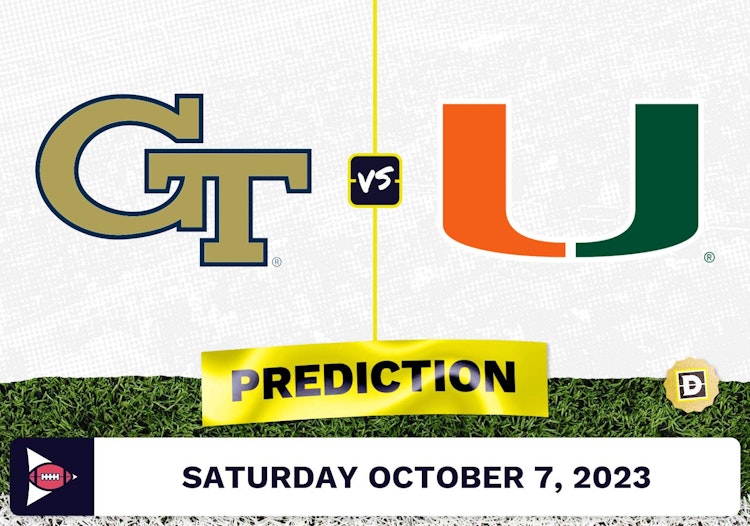 Georgia Tech vs. Miami Florida CFB Prediction and Odds - October 7, 2023