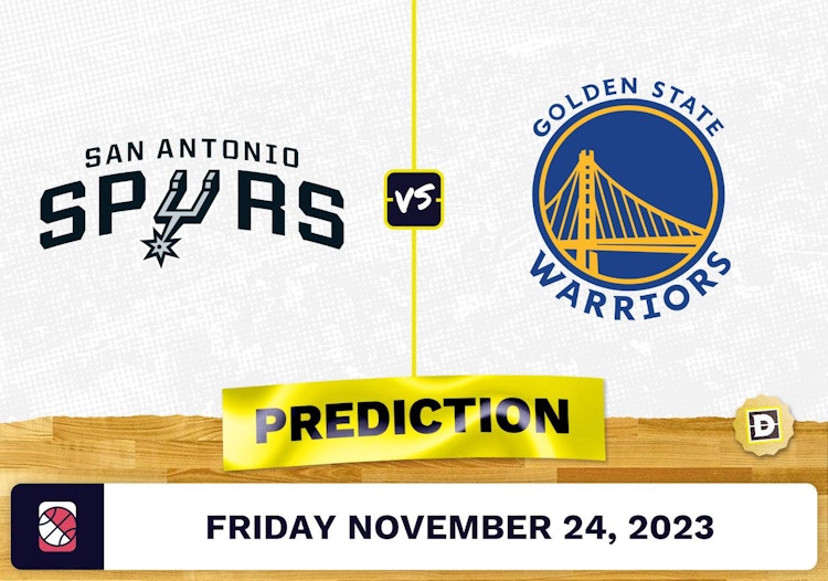 Spurs vs. Warriors Prediction and Odds - November 24, 2023