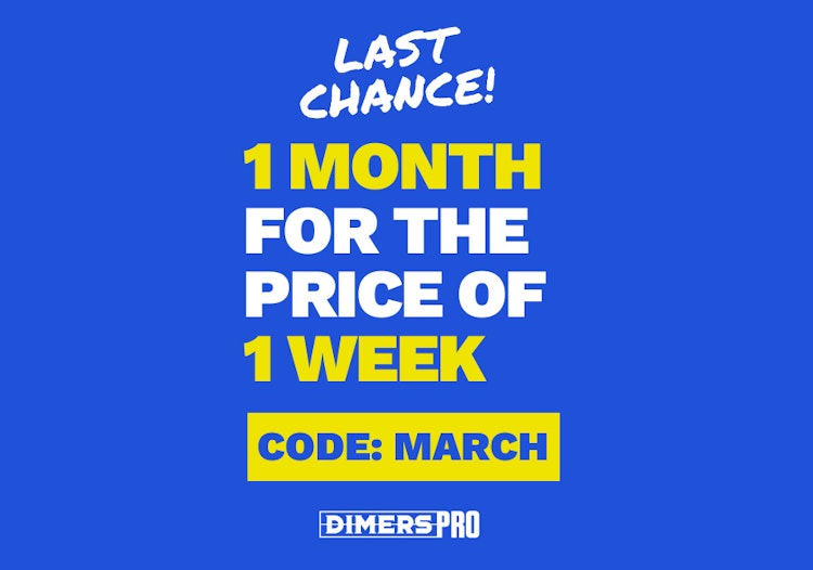 Dimers Pro March Sale Unlocks One Month of Dimers Pro for $9.99