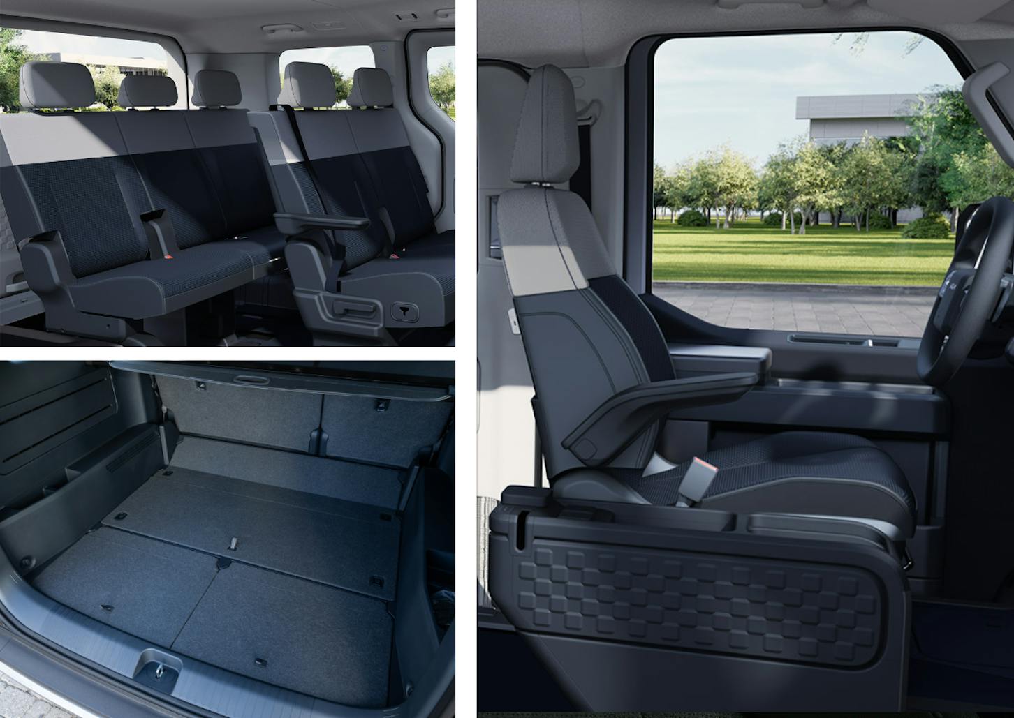 Das Interieur des Kia PV5 Passenger
