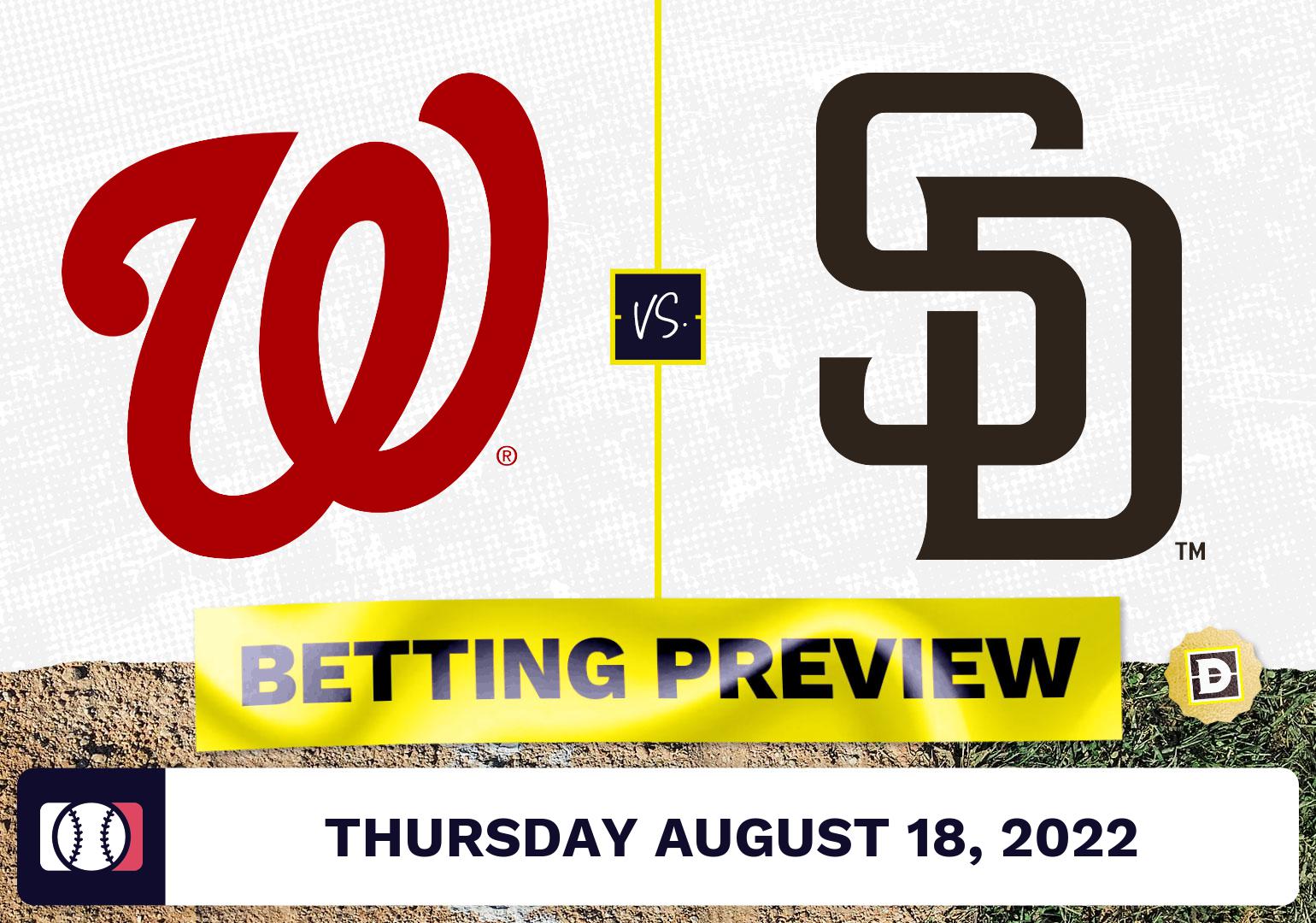 Nationals vs. Padres Prediction and Odds - Aug 18, 2022