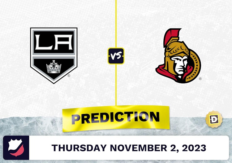 Kings vs. Senators Prediction and Odds - November 2, 2023