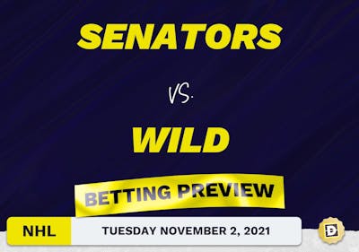 Senators vs. Wild Predictions and Odds - Nov 2, 2021