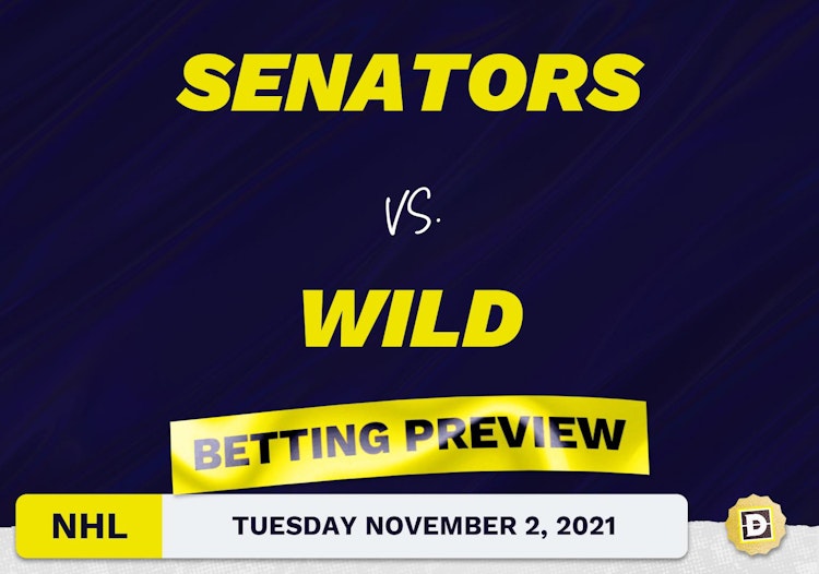 Senators vs. Wild Predictions and Odds - Nov 2, 2021